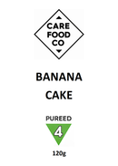 Banana Cake 120g - IDDSI Level 4 pureed