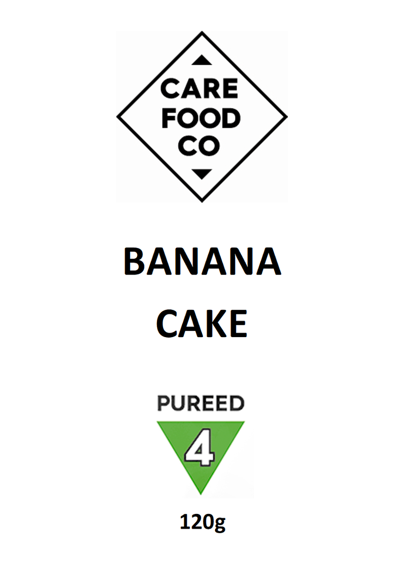 Banana Cake 120g - IDDSI Level 4 pureed