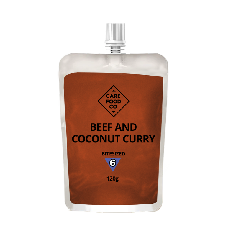 Beef and Coconut Curry 120g - IDDSI 6 Soft Bitesized