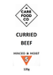Curried Beef 120g Level 5 Minced Moist