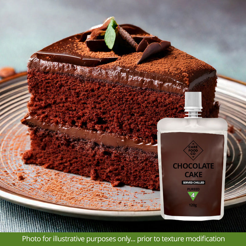 Chocolate Cake 120g - IDDSI Level 4 pureed