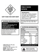 Finely Diced Potato 1kg Minced Moist