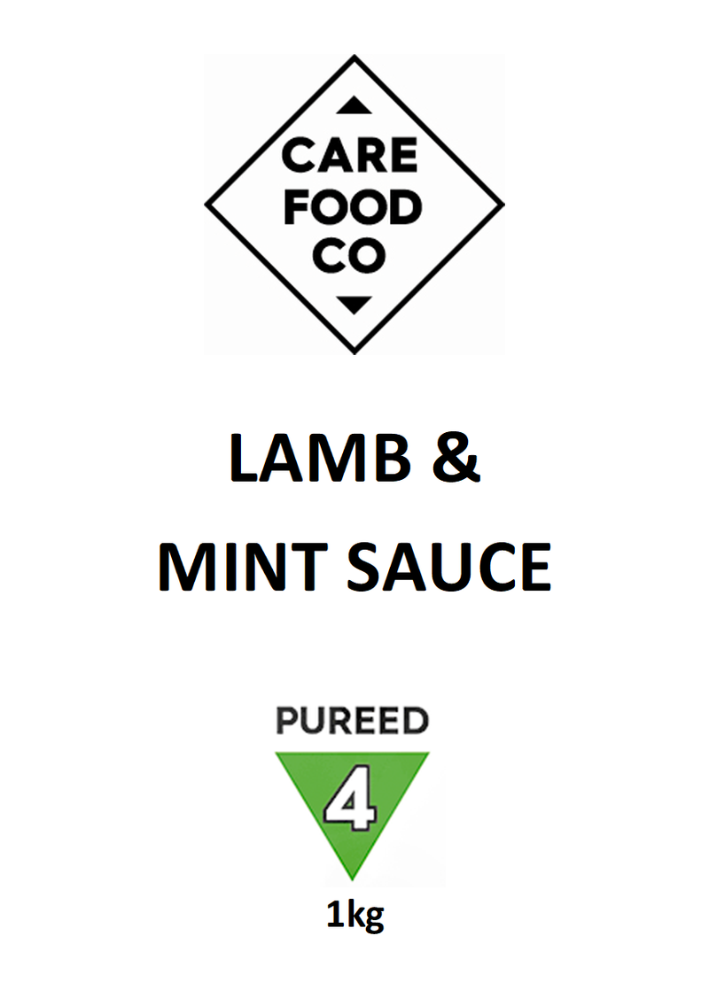 Lamb with Minted Sauce 1kg - IDDSI 4 Pureed