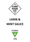 Lamb and Mint Sauce 120g IDDSI Level 4 Pureed