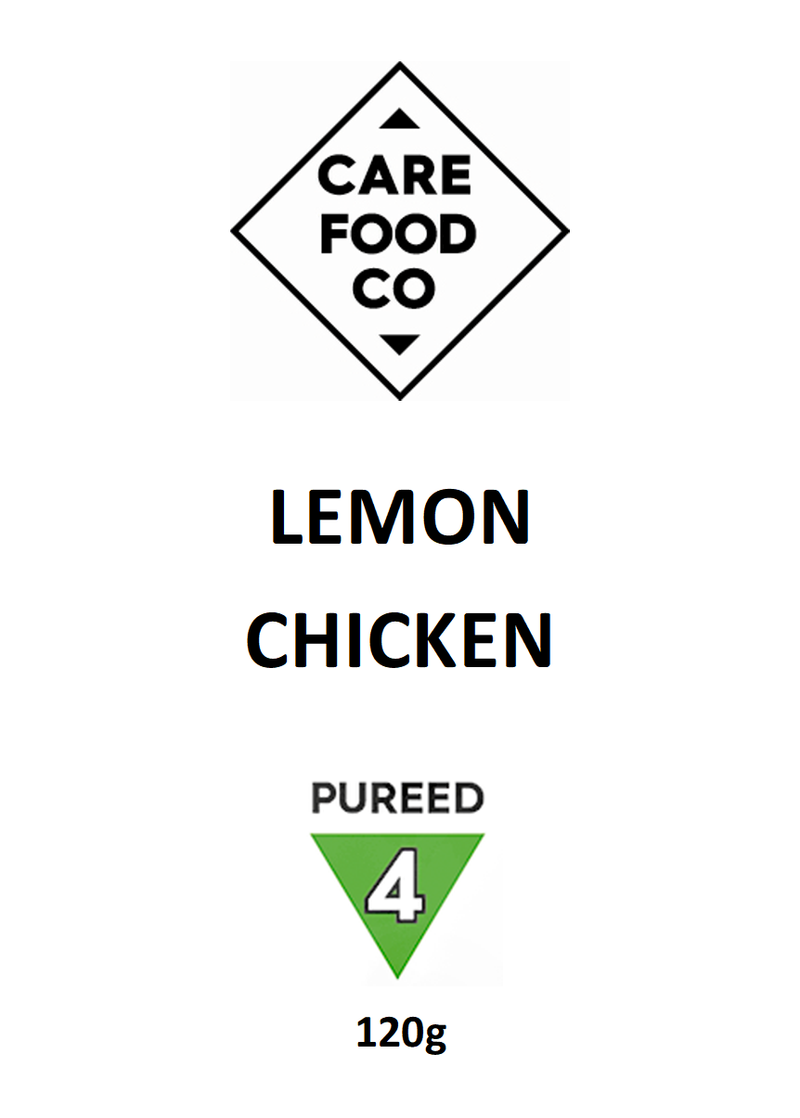 Lemon Chicken 120g IDDSI Level 4 Pureed