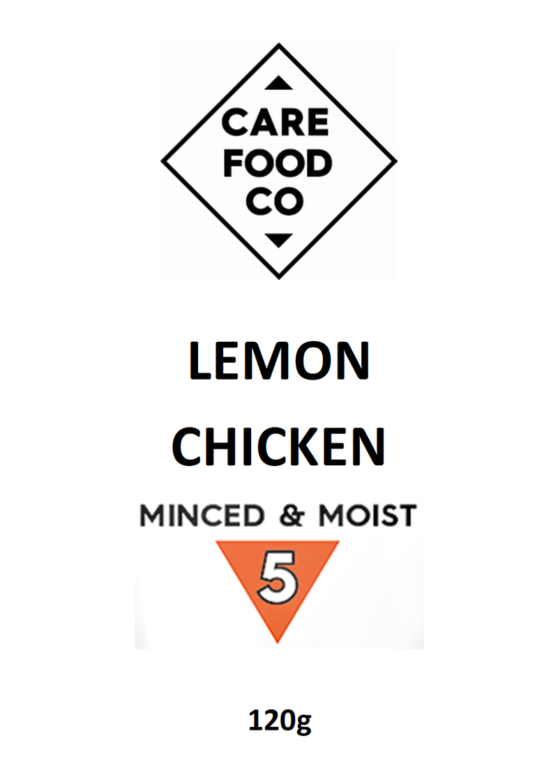 Lemon Chicken 120g IDDSI Level 5 Minced Moist