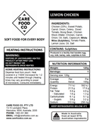 Lemon Chicken 120g IDDSI Level 6 Soft Bitesized