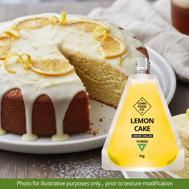 Lemon Cake 1kg IDDSI Level 4 Pureed