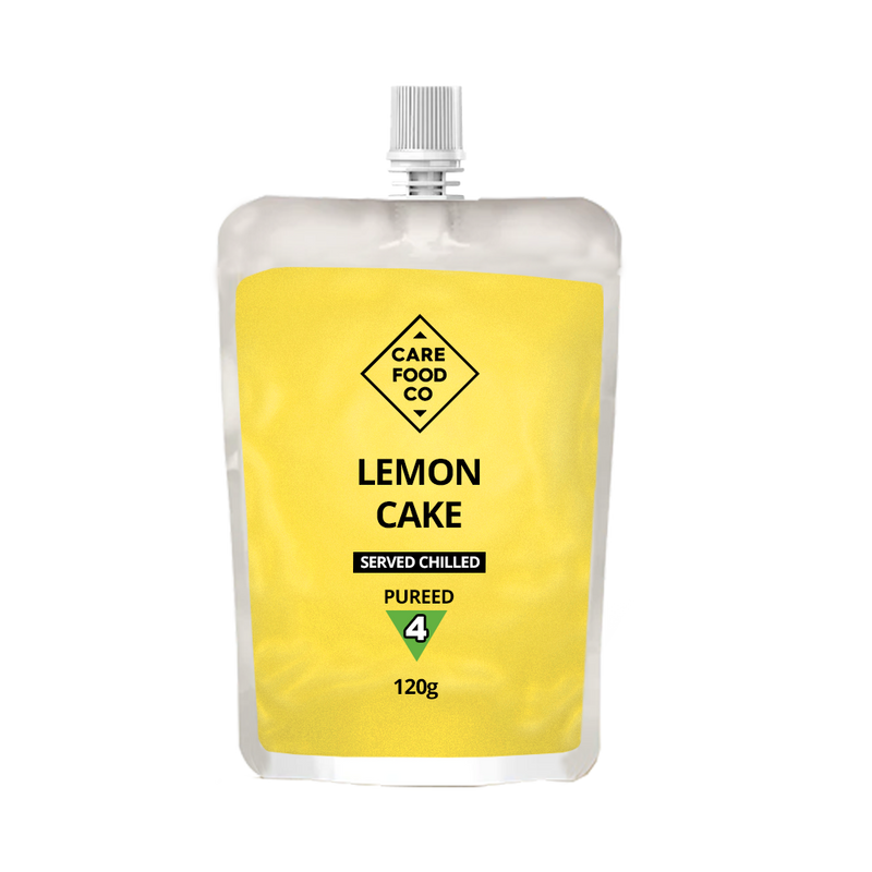Lemon Cake 120g IDDSI Level 4 Pureed