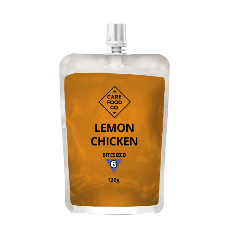Lemon Chicken 120g IDDSI Level 6 Soft Bitesized