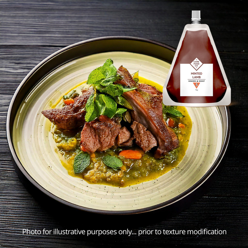Lamb with Minted Sauce 1kg - IDDSI 5 Minced Moist