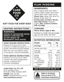 Plum Pudding 120g Level 4 - Pureed