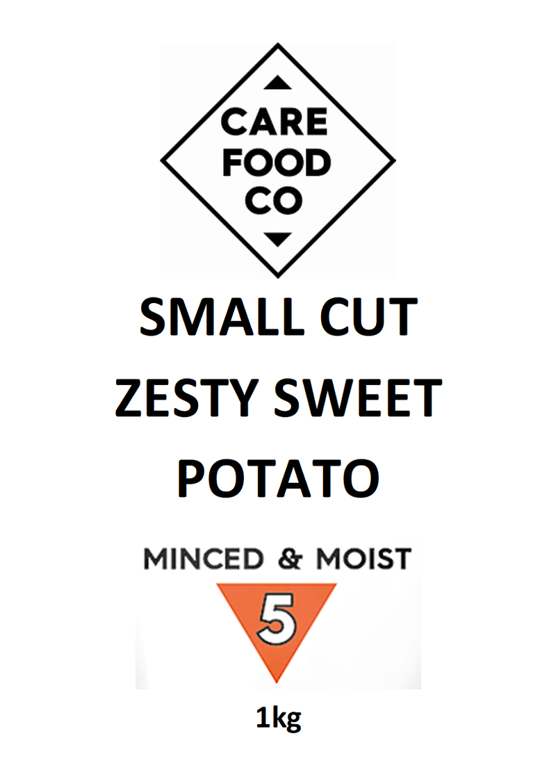 Small Cut Zesty Sweet Potato 1kg Minced Moist