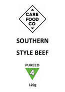 Southern Style Beef 120g IDDSI Level 4 Pureed