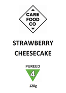 Strawberry Cheese Cake 120g - IDDSI Level 4 pureed