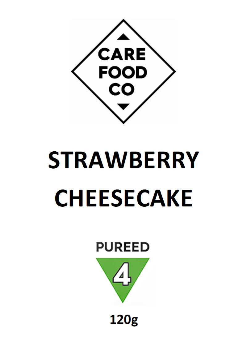 Strawberry Cheese Cake 120g - IDDSI Level 4 pureed
