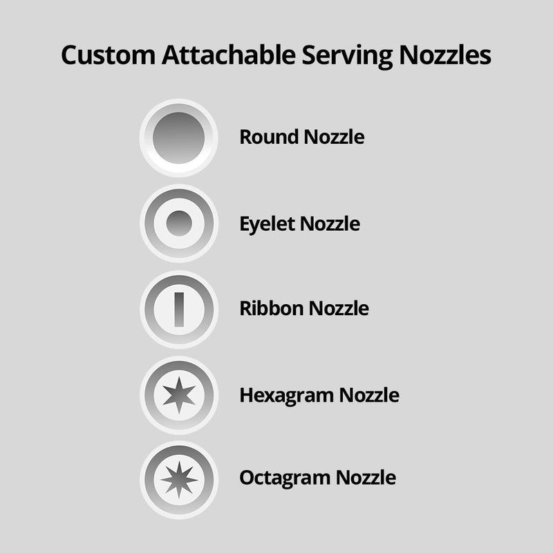 Food Shaping Nozzle 5 Pack